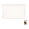 Briloner 7091-416 - Luminária de teto LED RGBW dimmerizável SLIM LED/22W/230V + controlo remoto
