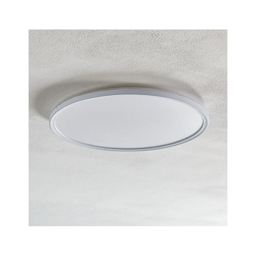 Briloner 7094-416 - Luminária de teto LED RGBW dimmerizável SLIM LED/22W/230V + controlo remoto