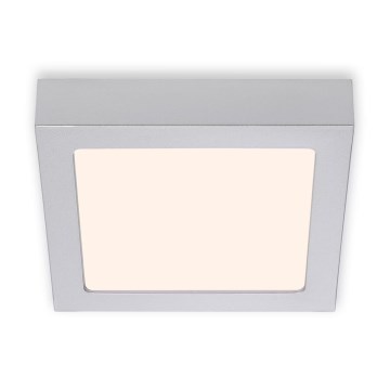 Briloner 7123-014 - Candeeiro de tecto LED FIRE LED/12W/230V 3000K 17x17cm prateado