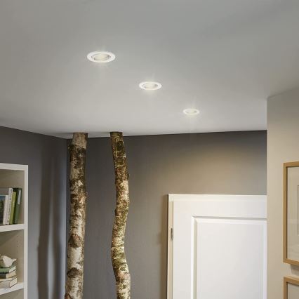 Briloner 7149-036 - CONJUNTO 3xIluminação de casa de banho LED com regulação 1xGU10/5W/230V IP23