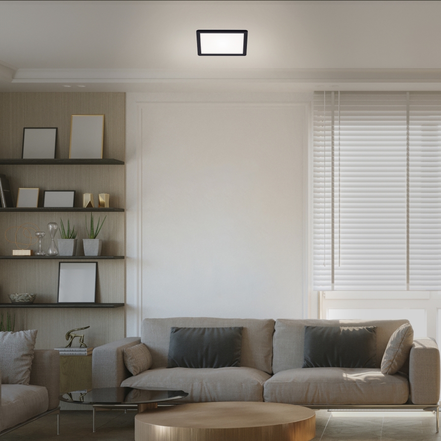 Briloner 7153-415 - Iluminação de teto LED SLIM LED/12W/230V 19x19 cm