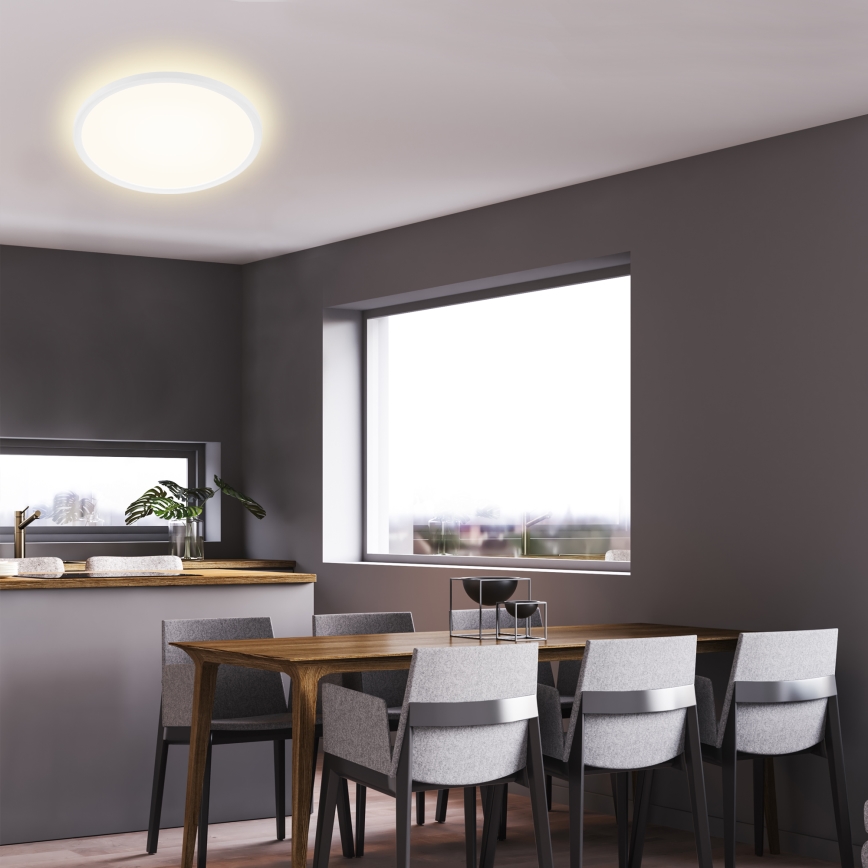 Briloner 7157-416 - Iluminação de teto LED SLIM LED/22W/230V diâmetro 42 cm