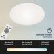 Briloner 7168-016 - Iluminação de teto LED com regulação PIATTO LED/24W/230V 3000-6500K + controlo remoto