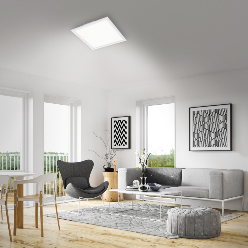 Briloner 7179-016 - Luminária de teto LED dimmerizável PIATTO LED/24W/230V 3000-6500K + controlo remoto