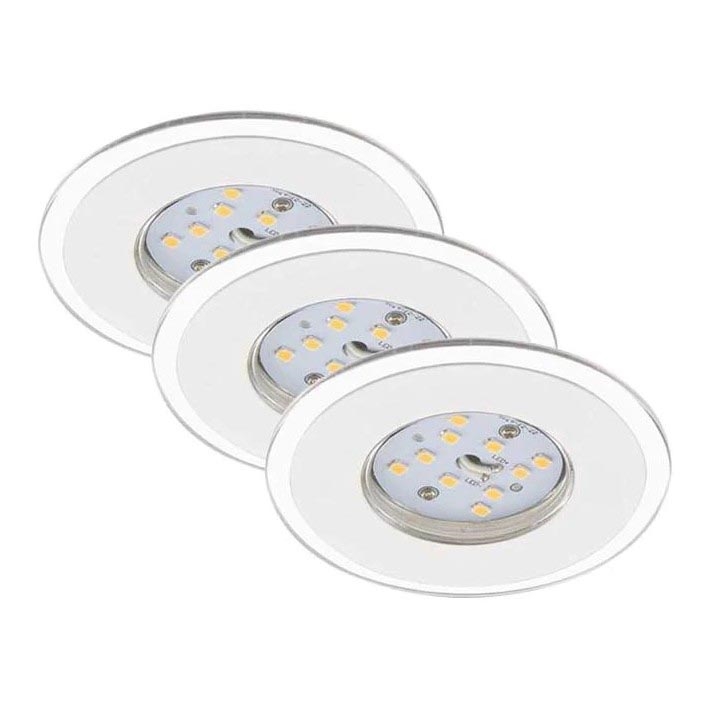 Briloner 7197-036-CONJUNTO 3x Focos de encastrar para casa de banho LED com regulação LED/4,5W/230V IP44