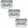 Briloner 7202-032 - CONJUNTO 3x Luz de teto suspensa de casa de banho LED ATTACH 1xGU10/4W/230V