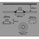 Briloner 7221-036 - CONJUNTO 3x Foco de encastrar de casa de banho LED 1xGU10/3W/230V IP23 branco