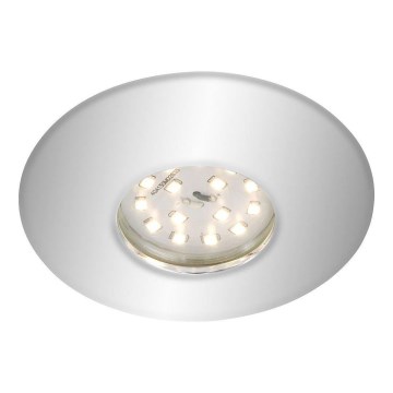 Briloner 7227-018 - Luminária de teto embutida para casa de banho, LED/5W/230V, IP65, cromado mate