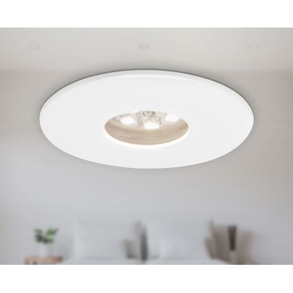 Briloner 7240-036 -CONJUNTO 3x Foco de encastrar LED para casa de banho  ATTACH LED/1,8W/230V IP44 branco