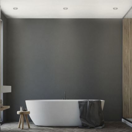 Briloner 7240-039 - CONJUNTO 3x Foco de encastrar de casa de banho LED LED/1,8W/230V IP44