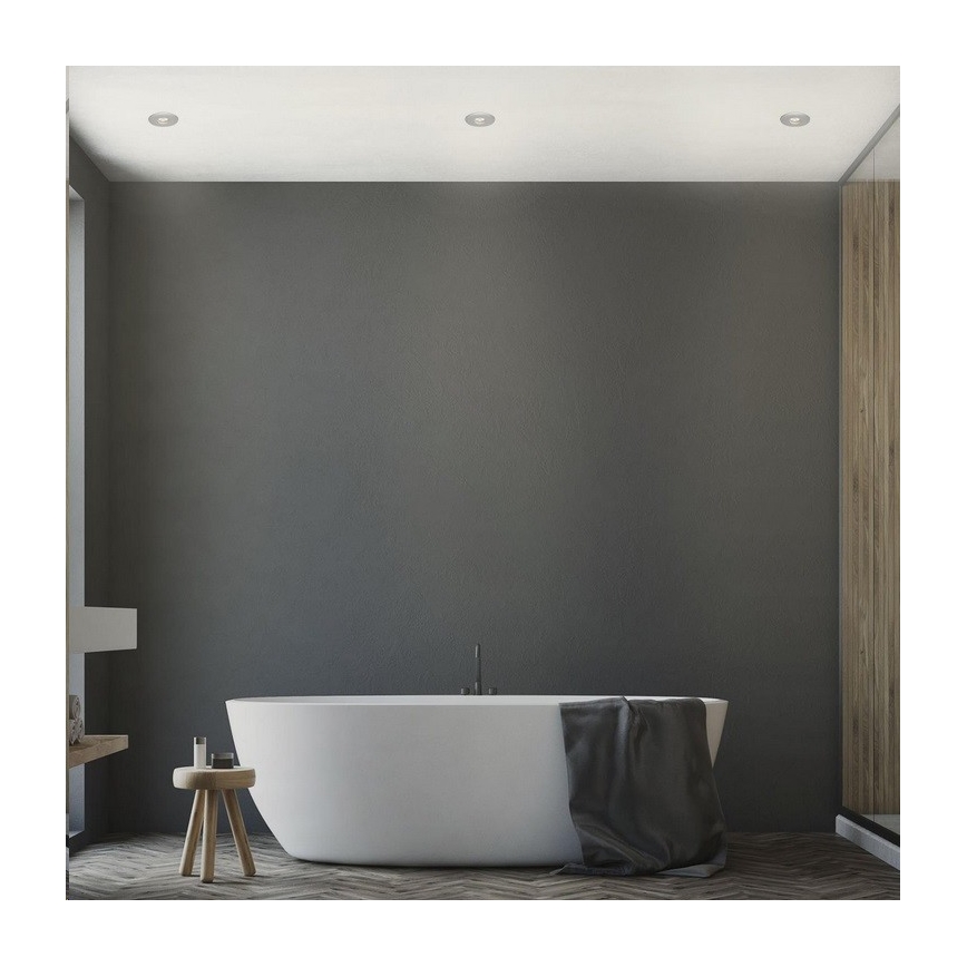 Briloner 7240-039 - CONJUNTO 3x Foco de encastrar de casa de banho LED LED/1,8W/230V IP44