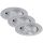 Briloner 7278-034 - CONJUNTO 3x Foco de encastrar LED de casa de banho 3xLED/5W/230V