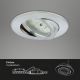 Briloner 7296-019 - Foco de encastrar para casa de banho LED com regulação LED/6,5W/230V IP23