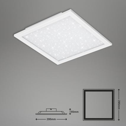Briloner 7301-016 - Iluminação de teto LED com regulação STARRY SKY LED/18W/230V 3000-6000K + controlo remoto