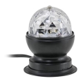 Briloner 7357-015 - Bola de discoteca de mesa LUZ DISCO LED 1xE27/3W/230V