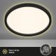 Briloner 7363-015 - Iluminação de teto LED CADRE LED/22W/230V d. 42,5 cm preta