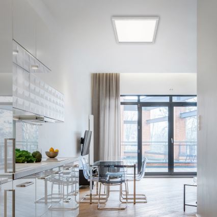 Briloner 7371-014 - Luminária de teto LED regulável LED/24W/230V 3000-6500K + comando à distância