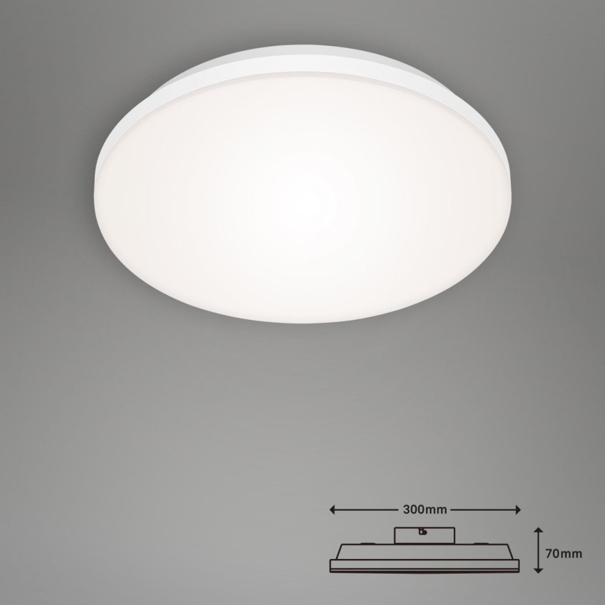Briloner 7377-016 - Iluminação de teto LED com regulação LED/12W/230V 3000-6500K + comando