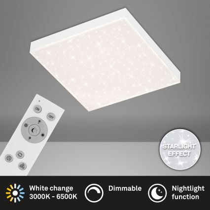 Briloner 7381-016 - Iluminação de teto LED com regulação STARRY SKY LED/15W/230V 3000-6500K + controlo remoto