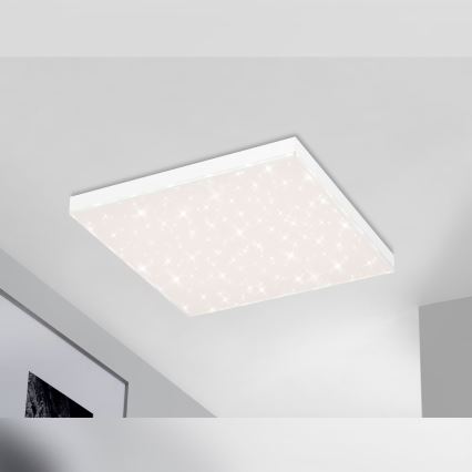 Briloner 7381-116 - Iluminação de teto LED com regulação STARRY SKY LED/24W/230V 3000-6500K + comando