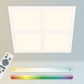 Briloner 7387-016 - Luminária de teto LED RGBW regulável LED/24W/230V 3000-6500K + comando à distância