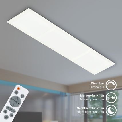 Briloner 7388-016 - Iluminação de teto RGBW com regulação LED/24W/230V 3000-6500K + controlo remoto