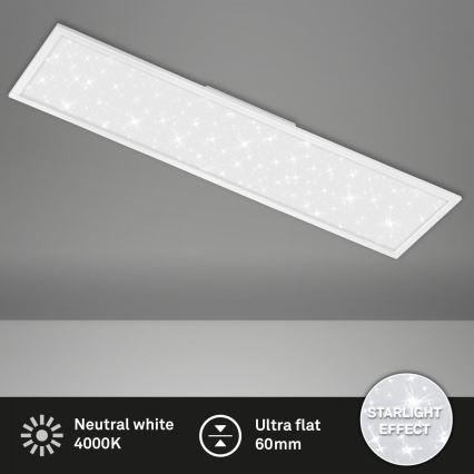 Briloner 7393-016 - Painel integrado LED STAR SKY LED/38W/230V 4000K