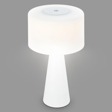 Briloner 7420016 - Candeeiro de mesa tátil LED para exterior com regulação LED/4W/5V IP44 3000K branco