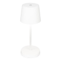 Briloner 7423016 - Lâmpada de mesa exterior recarregável LED regulável LED/2,6W/5V 2000mAh IP44 branca