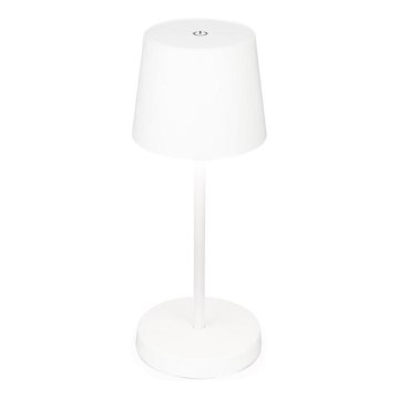 Briloner 7423016 - Lâmpada de mesa exterior recarregável LED regulável LED/2,6W/5V 2000mAh IP44 branca