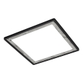 Briloner 7457-414 - Candeeiro de tecto LED SLIM/18W/230V 4000K 29x29 cm preto