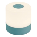 Briloner 7461010 - Lâmpada de mesa exterior recarregável LED regulável LED/2W/5V IP44 1200 mAh azul