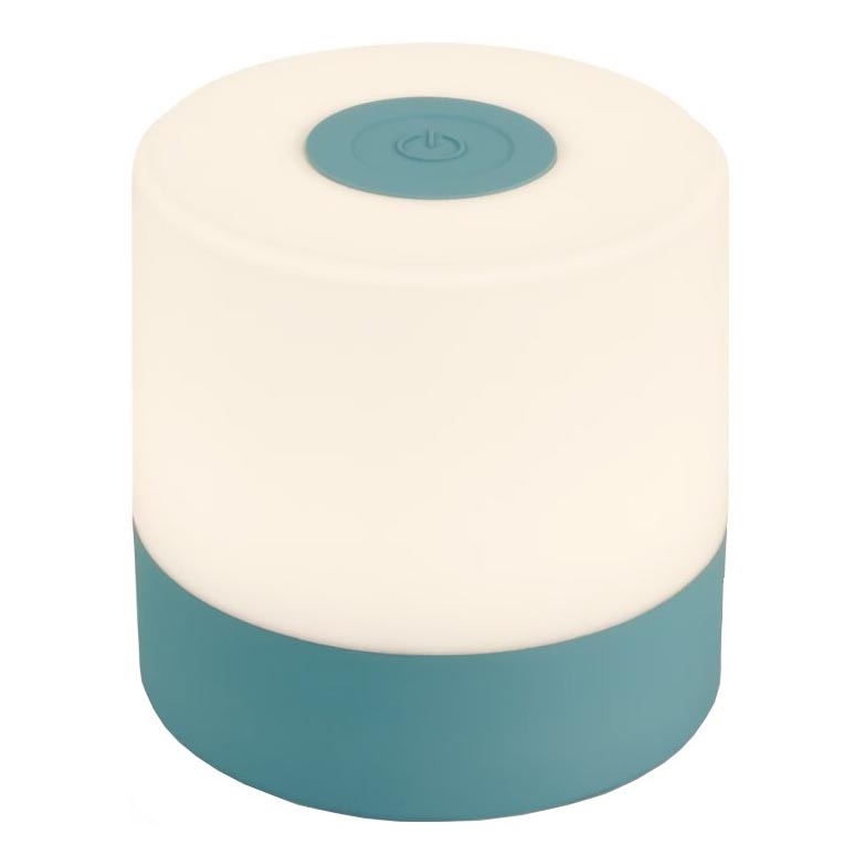 Briloner 7461010 - Lâmpada de mesa exterior recarregável LED regulável LED/2W/5V IP44 1200 mAh azul