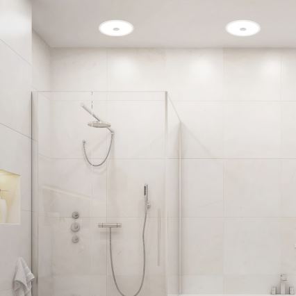 Briloner 7482019 - Candeeiro LED de encastrar para casa de banho LED/14W/230V 3000/4000/6500K IP44 branco