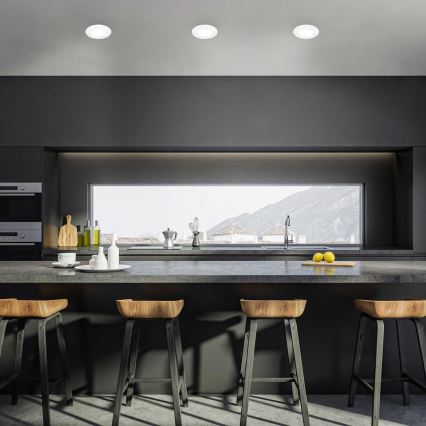 Briloner 7598036 - CONJUNTO 3x Focos de encastrar LED para casa de banho  LED/4,9W/230V IP44 2700/4000/6500K branco