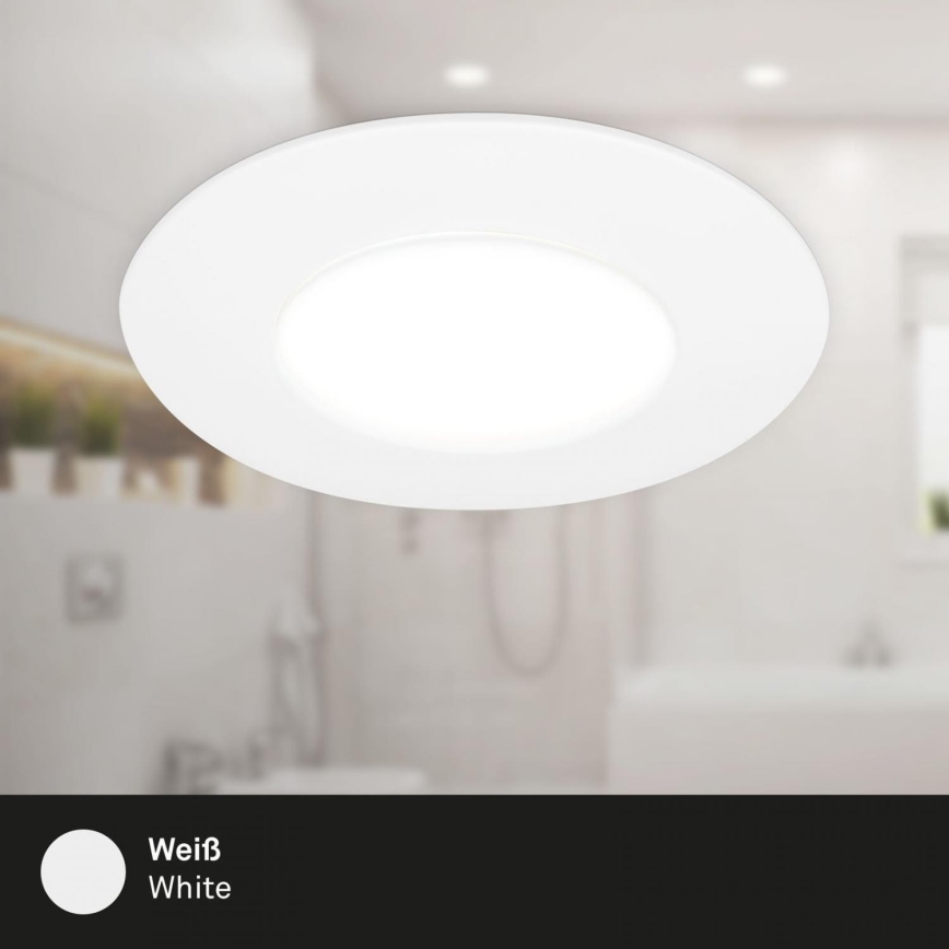 Briloner 7598036 - CONJUNTO 3x Focos de encastrar LED para casa de banho  LED/4,9W/230V IP44 2700/4000/6500K branco