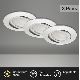 Briloner 8309-039 - CONJUNTO 3x Foco de encastrar de casa de banho LED com regulação LED/5W/230V IP23