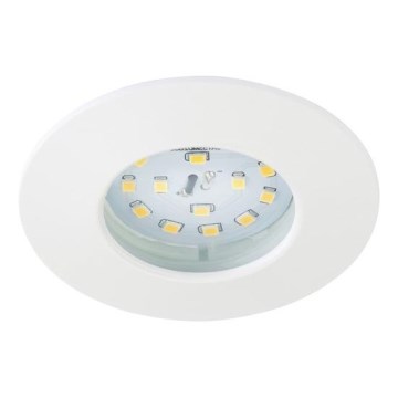 Briloner 8316-016 - Luminária de embutir para casa de banho LED regulável, LED/5,5W/230V IP44, branca