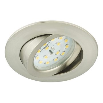 Briloner 8317-012 - Luminária de embutir LED dimerizável para casa de banho LED/5,5W/230V IP23 cromo mate
