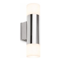 Briloner - Aplique de parede LED para casa de banho 2xGU10/4,8W/230V IP44 3000K cromado brilhante