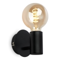 Briloner - Aplique de parede para casa de banho 1xE27/10W/230V IP44 preto