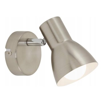 Briloner - Aplique de parede tipo spot CUB 1xE14/25W/230V cromado fosco