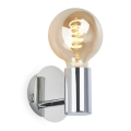 Briloner - Arandela de parede para casa de banho 1xE27/10W/230V IP44 cromado brilhante