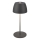 Briloner - Candeeiro de mesa exterior tátil, recarregável e dimerizável MINI LED/2,5W/5V IP44 1800 mAh antracite