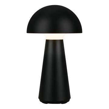 Briloner - Candeeiro de mesa LED tátil recarregável e regulável para exterior LED/2,6W/5V 3000K IP44 2000 mAh preto