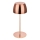 Briloner - Candeeiro de Mesa MINI LED para Exterior, Tátil, Recarregável e Regulável, LED/2,5W/5V IP44 1800 mAh, Cobre