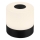 Briloner - Candeeiro de mesa tátil recarregável para exterior regulável LED/2W/5V 2700K IP44 1200 mAh preto
