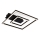 Briloner - Candeeiro de teto LED FRAME LED/22W/230V 3000K 30x32 cm preto