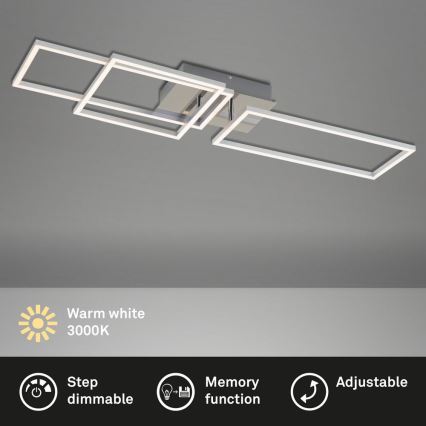 Briloner - Candelabro integrado LED com regulação FRAME LED/44W/230V