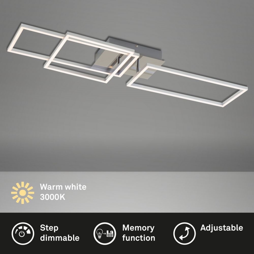 Briloner - Candelabro integrado LED com regulação FRAME LED/44W/230V